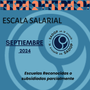 Lee más sobre el artículo Escala salarial actualizada SEPTIEMBRE/24